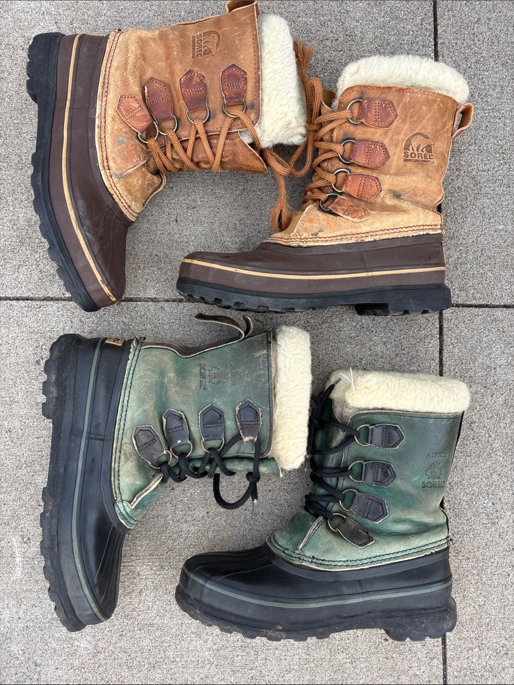 Vintage Sorel Boot Lot Size 7 - Made in Canada Project/Repair Bundle